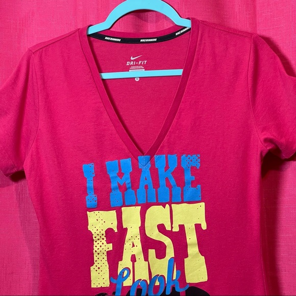 NIKE RUNNING DRI-FIT V-NECK TEE SIZE M - Picture 4 of 12